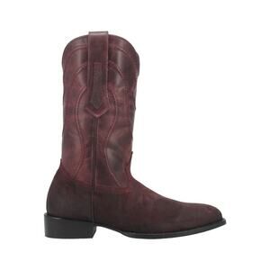 Dingo Men's Size 9.5D Burgundy Whiskey River Suede Leather Boots Pull On BR7-18